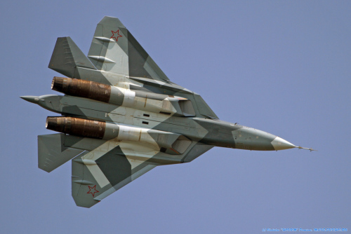 资料图:俄罗斯T-50战斗机 资料图:俄罗斯T-50战斗机